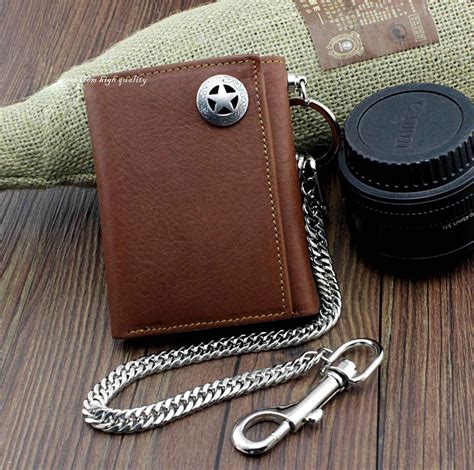 wallet with chain men's